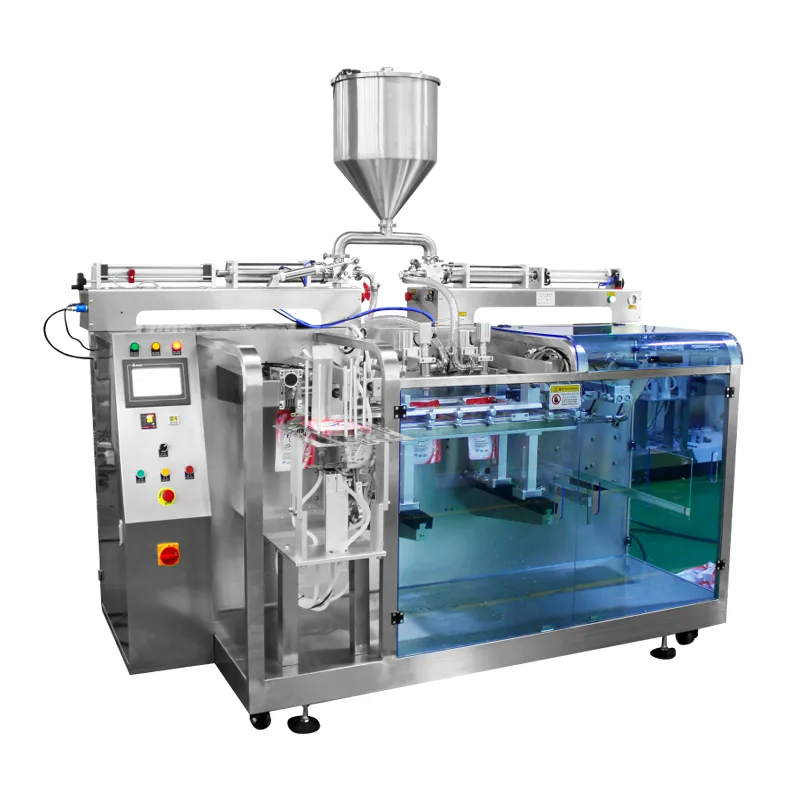 Machine de conditionnement d'alimentation à double sac